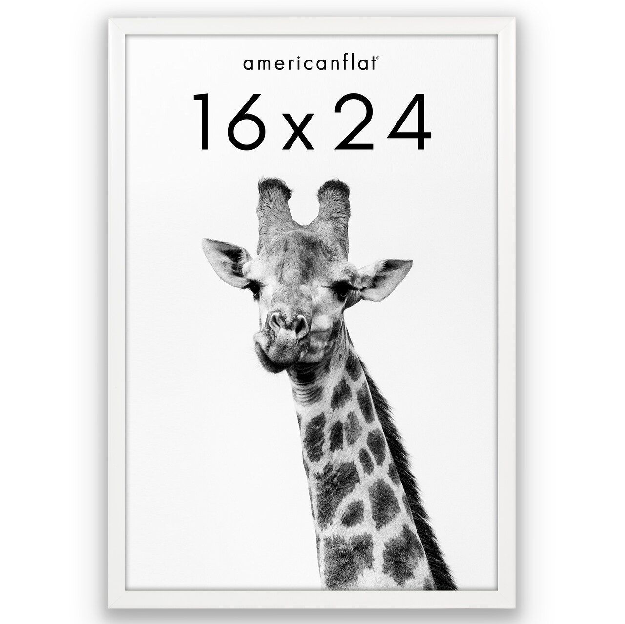 Americanflat Gallery-Style Picture Frame - Ideal Frame for Gallery Wall Display - Showcase Artwork, Prints, and Photos - Shatter Resistant Glass - Hanging Hardware with Drywall Anchor